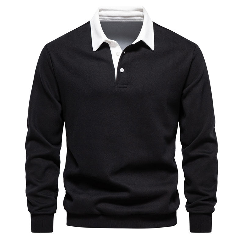 Leandro™ | Klassiek polo sweatshirt