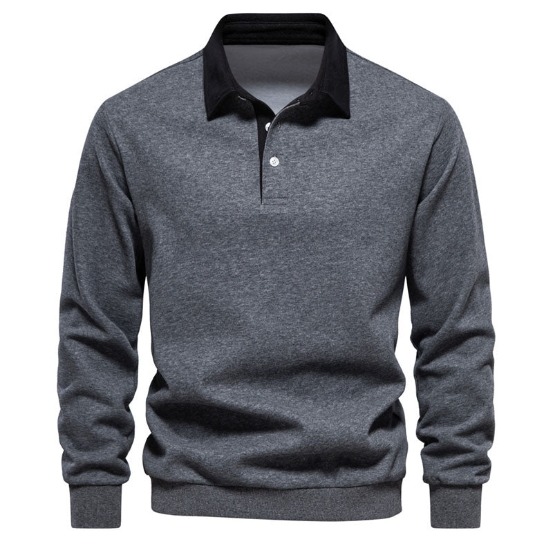 Leandro™ | Klassiek polo sweatshirt